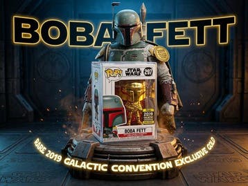 Funko - Funko Pop - Star Wars Boba Fett (Gold) #297 – 2019