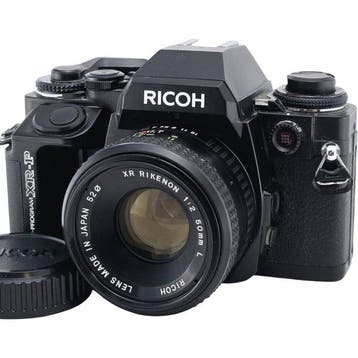 Ricoh XR-P Multi-Program + XR Rikenon 2/50mm L | Single lens, Nieuw
