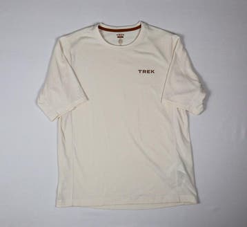 Trek Heren T-shirt Maat S Crème, Verzenden, Nieuw