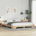 vidaXL Bedframe Bruin 180 x 210 cm Massief grenenhout, Verzenden, Nieuw, Bruin, Hout
