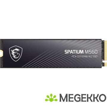 MSI SPATIUM M560 PCIe 5.0 NVMe M.2 1TB, Computers en Software, Harde schijven, Verzenden, Nieuw, MSI