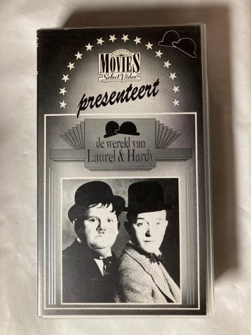 DE WERELD VAN LAUREL & HARDY (VHS), Cd's en Dvd's, VHS | Film, Verzenden, Gebruikt