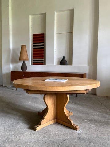 De Puydt Kunstmeubelen - Eettafel - Eik - Uitrekbaar, Antiek en Kunst