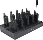 Portofoon Set 10 stuks | 10-weg lader | Retourdeal 30%, Telecommunicatie, Portofoons en Walkie-talkies, Nieuw, Ophalen of Verzenden
