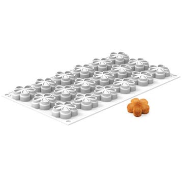 Silikomart Siliconen Bakvorm Bloem XS (18x) Ø4,2cm, Verzenden, Nieuw