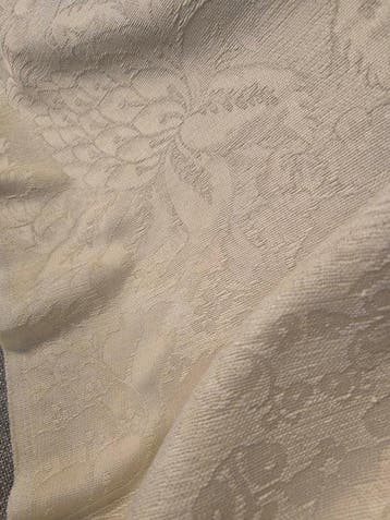 Tessuto ornamento velluto Damascato colore crema 480x140cm -