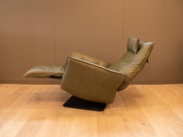Relaxstoel Justin van Chill Line in leder met 25% KORTING!, Moderne relaxstoel Justin van Chill Line , Minder dan 75 cm, Metaal