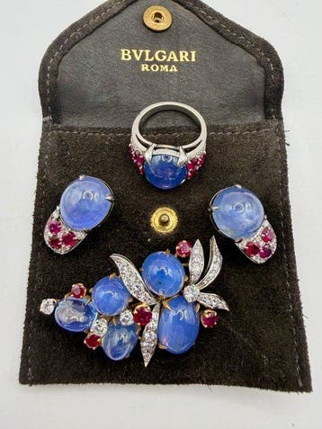 Bvlgari - 3-delige sieradenset - 18 karaat Geel goud,, Sieraden, Tassen en Uiterlijk, Antieke sieraden