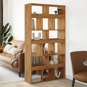 vidaXL Kamerscherm 100x33x187,5 cm bewerkt hout artisanaal, Verzenden, Nieuw, Overige houtsoorten