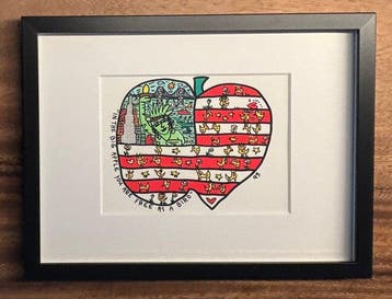 James Rizzi (1950-2011) - In the big apple you are free as a