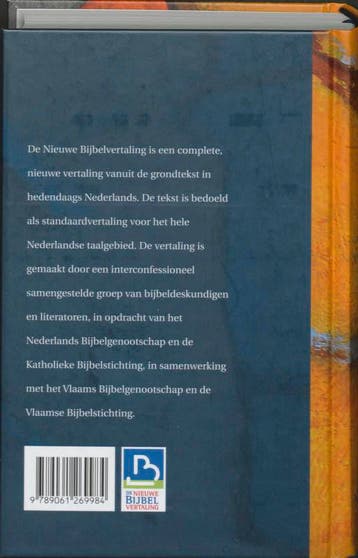 Bijbel NBV met dwarsverwijzingen 9789061269984 Cm 12X18, Boeken, Verzenden, Gelezen, Cm 12X18