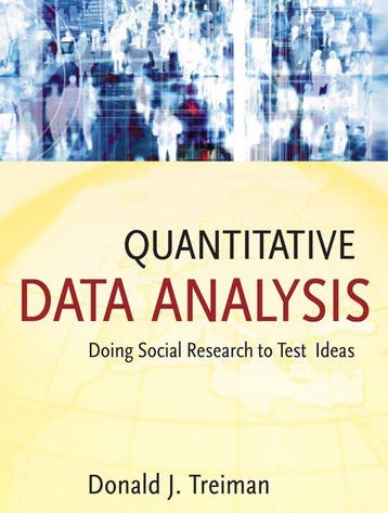 Quantitative Data Analysis - Donald J. Treiman 9780470380031, Verzenden, Gelezen, Donald J. Treiman