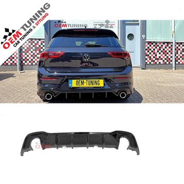Diffuser 0–0 geschikt voor Golf 8 GTI GTE GTD R Line |, Volkswagen, Nieuw, Ophalen of Verzenden, Achter