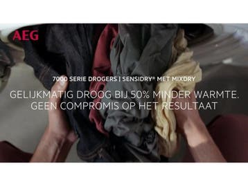 AEG TR78A12B - Droogkast warmtepomp - 8kg - SensiDry -, Verzenden, Zo goed als nieuw
