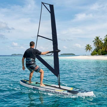 vidaXL Opblaasbaar SUP Board met Zeil APEX 330 x 76 x 15 cm, Verzenden, Nieuw