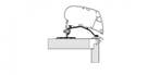 Thule Caravan Roof Adapter 600, Nieuw