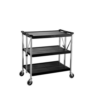 GGM Gastro | Serveerwagen - opvouwbaar - 880x500mm - met 3 |, Verzenden