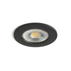 LED Inbouwspot | HUGO | 6W | CCT-Switch | Zwart, Ophalen of Verzenden, Nieuw, Plafondspot of Wandspot, Led