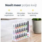 2dekans | Vimora Nagellak koffer voor 48 stuks - Koffer -, Sieraden, Tassen en Uiterlijk, Uiterlijk | Cosmetica en Make-up, Ophalen of Verzenden