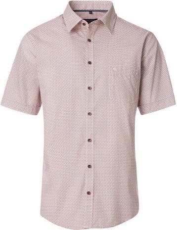 CASAMODA Short Sleeve Overhemd Print Oranje maat 5XL Heren, Kleding | Heren, Verzenden, Nieuw, CASAMODA