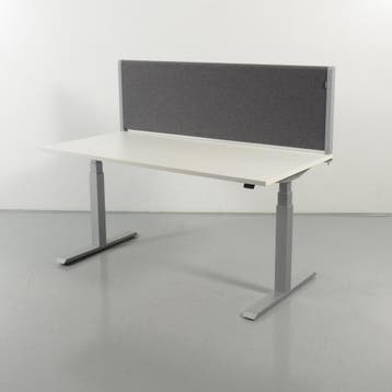Actiforce elektrisch zit-sta bureau, wit blad, 160 x 80 cm,, Ophalen of Verzenden, Nieuw
