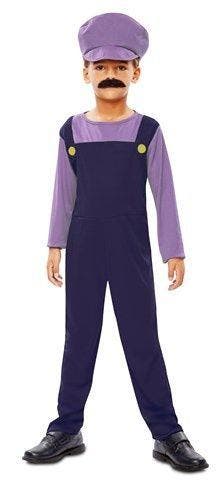 Waluigi kostuum kind, Verzenden, Nieuw, Feestartikel