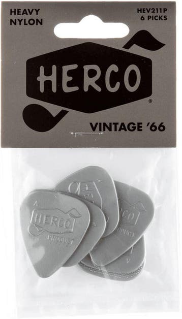 Herco Vintage 66 plectrum heavy 6-pack, Muziek en Instrumenten, Instrumenten | Toebehoren, Ophalen of Verzenden, Nieuw, Elektrische gitaar