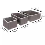 Ruhhy Organizer Set van 6 – Voor Ondergoed – Lade Indeli, Huis en Inrichting, Woonaccessoires | Kapstokken, Ophalen of Verzenden