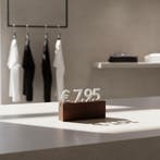 Oacklux Kana Letterhouder Notenhout 100 mm - Witte letters, Nieuw in verpakking