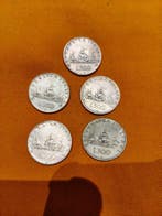 Italië, Republiek 500 Lire argento (5 monete) (Zonder