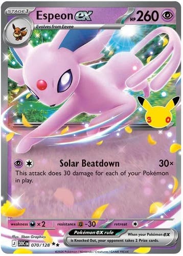 Espeon ex (30C 070), Ophalen of Verzenden, Nieuw