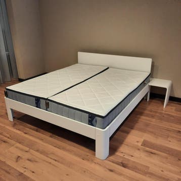 Auping Auronde 1500, 180x200cm, Huis en Inrichting, Slaapkamer | Bedden, Wit, Ophalen of Verzenden, 180 cm, 200 cm