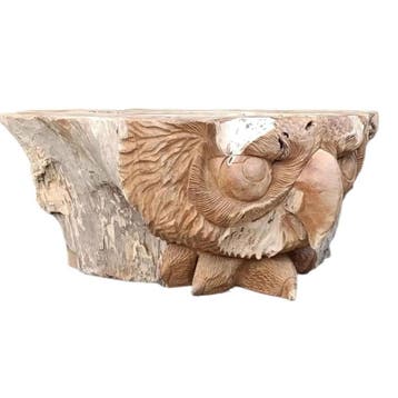 Salontafel Owl Teak Unique | World of Brosi, Huis en Inrichting, Ophalen of Verzenden, Nieuw