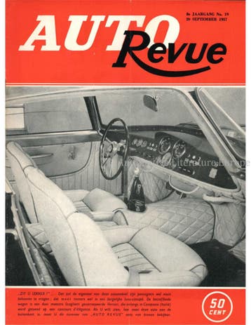 1957 AUTO REVUE MAGAZINE 19 NEDERLANDS, Nieuw, Author