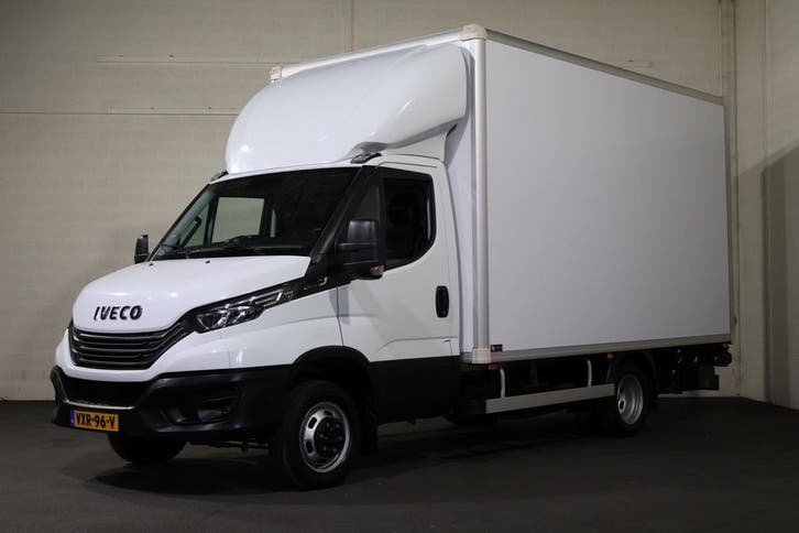 Iveco Daily 40C16 3.0 Hi-matic Bakwagen met Laadklep 1000kg, Auto's, Bestelauto's, Lease, Automaat, Financial lease, Wit, Stof