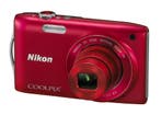 Nikon Coolpix S3300 Digitale Compact Camera - Rood (In doos), Verzenden, Zo goed als nieuw