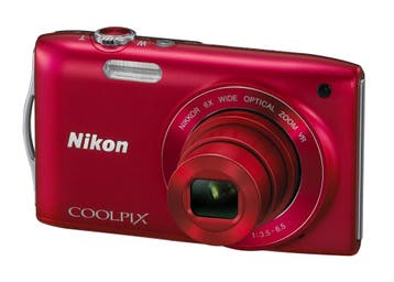 Nikon Coolpix S3300 Digitale Compact Camera - Rood (In doos), Verzenden, Zo goed als nieuw