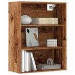 vidaXL Bovenkast 69,5x32,5x90 cm oud houtkleurig, Verzenden, Nieuw, 50 tot 100 cm, Minder dan 100 cm