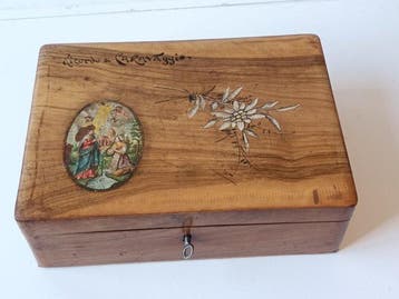 Doos - Hout, Antiek en Kunst