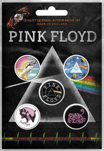 Pink Floyd button Prism 5-pack officiële merchandise, Ophalen of Verzenden, Nieuw, Kleding