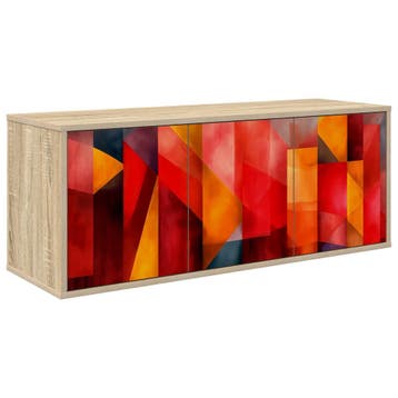vidaXL Wandgemonteerd tv-meubel HEESCH 102 x 33 x 40 cm, Minder dan 50 cm, Verzenden, Nieuw, Minder dan 100 cm