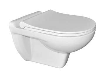 Sanicare wandcloset wit met Rondo Slim ( ultra dun ) toiletz, Verzenden, Nieuw