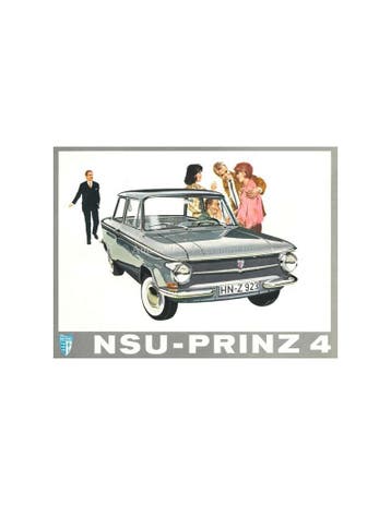 1961 NSU PRINZ 4 BROCHURE NEDERLANDS, Nieuw, Author