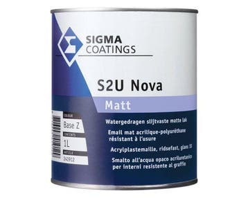 Sigma S2U Nova Matt - krasvast - RAL 9001 - 1 liter, Overige kleuren, Nieuw, Ophalen of Verzenden, Lak