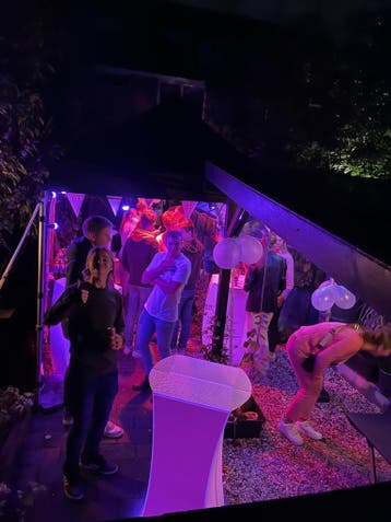 Exclusieve verlichte statafel met led huren, led producten, Ophalen, Nieuw