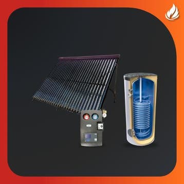 Complete zonneboilerset met 30HP collector en ISDE-subsidie, Hoog rendement (Hr), Overige typen, Nieuw, 150 cm of meer