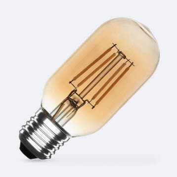 LED lamp – E27 – 4W – 400 lm – T45 – goud – warm wit, Ophalen of Verzenden, Nieuw
