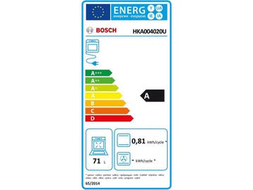 Bosch HKA004020U - Vrijstaand Fornuis - Keramische Kookplaat, Verzenden, Zo goed als nieuw