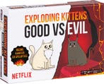 Exploding Kittins Good vs Evil (NL) | Exploding Kittens -, Hobby en Vrije tijd, Gezelschapsspellen | Kaartspellen, Verzenden, Nieuw