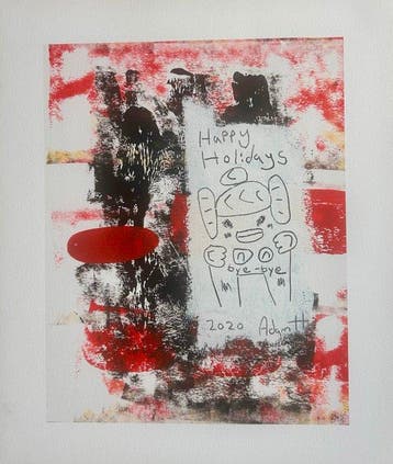 Adam Handler (1986) - Happy Holidays ( Red x black )